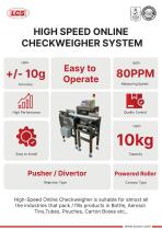 High-Speed Online Checkweigher - 1