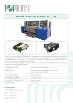 PIGMENT PRINTING BLANKET PLOTTER - 1