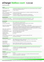 Technical Data Sheet Wallbox count - 2