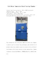 Cold Water Immersion Shock Testing Chamber-1