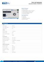 Adjustable Isolation Transformer TPS-AIT1500300-2
