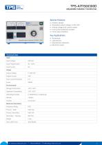 Adjustable Isolation Transformer TPS-AIT1500300D-2