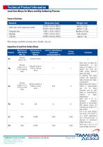 Lead-free Alloys for Wave and Dip Soldering Process - 2