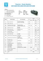 Thyristor - Diode Modules MFC1000 MFA1000 MFK1000 MFX1000-1