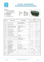 Thyristor - Diode Modules MFC400 MFA400 MFK400 MFX400-1