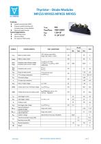 Thyristor - Diode Modules MFC55 MFA55 MFK55 MFX55-1