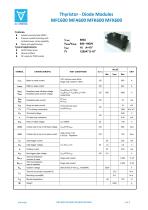 Thyristor - Diode Modules MFC600 MFA600 MFK600 MFX600-1