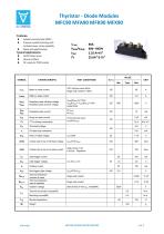 Thyristor - Diode Modules MFC90 MFA90 MFK90 MFX90-1