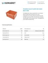 FOLDABLE GALIA PLASTIC BOX O4325 / BAC-O-4325 - 1