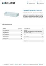 STACKABLE PLASTIC BOX ST3107-2217 - 1