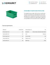 STACKABLE PLASTIC BOX ST3215-5160 - 1