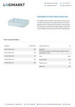 STACKABLE PLASTIC BOX ST4310-2216 - 1