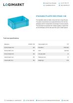 STACKABLE PLASTIC BOX ST6423-1106 - 1