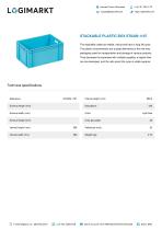 STACKABLE PLASTIC BOX ST6429-1107 - 1