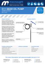 C11 GEAR OIL PUMP - 1