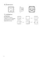 Installation manual thermostat AC3082H - 10