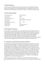 Installation manual thermostat AC3082H - 14