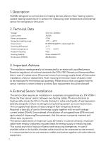 Installation manual thermostat AC3082H - 2