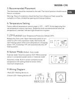 Installation manual thermostat AC3082H - 3