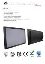 Nextech I Series 65" Industrial Display/Media Player /Touch Display - 2