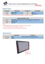 Nextech I Series 65" Industrial Display/Media Player /Touch Display - 5