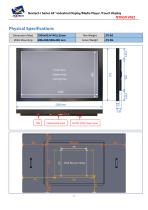 Nextech I Series 65" Industrial Display/Media Player /Touch Display - 9