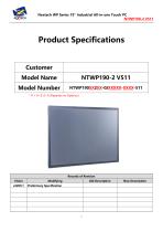 Nextech WP Series 19" Industrial All-in-one Touch PC - 1