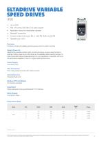 ELTADRIVE VARIABLE SPEED DRIVES - 3