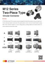 M12 Two-Piece Type Serie-1