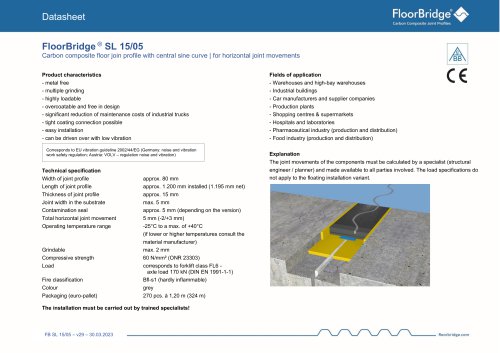 FloorBridge &reg; SL 15/05