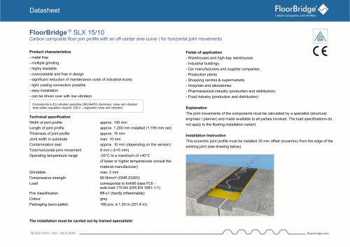FloorBridge &reg; SLX 15/10