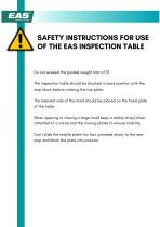 EAS INSPECTION TABLES - EIT - 2