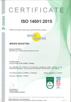 CERTIFICATE - ISO 14001 - 1