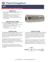 Shut-off valve pour high temperature sample HST-1