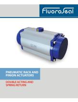 PNEUMATIC RACKAND PINION ACTUATORS - 1