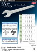 SSP Single Open End Spanner Nickel Chrome Version-1