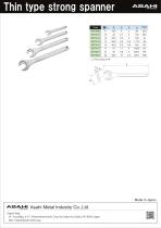 Thin type strong spanner-2