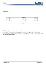 DB210 Humidity and temperature probe with RS485 output for narrow duct-2