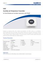DB317 CO2 Humidity and Temperature Transmitter for Smart Building and Ventilation Applications with RS485-1