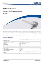 RS485 Interface Duct Humidity and Temperature Sensor DB4385 for HVAC-1