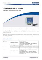 W510-DCD10.1 Online Chlorine Dioxide Analyzer with CD10.1 Sensor for Processing Water-1