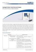 W761-DCP4.0 Total Chlorine Monitoring Analyzer