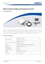 Wall mounted humidity and temperature sensor DB5101GS For Indoor Usage-1