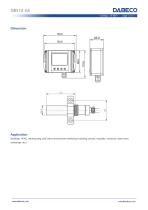 Wall mounted humidity and temperature sensor DB5101GS For Indoor Usage-2