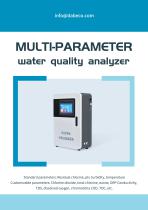 Wall-mounted multi-parameter water quality analyzer WEBX5-CPET-07