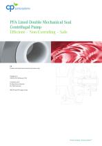 PFA Lined Double Mechanical Seal Centrifugal Pump-1