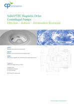 Solid PTFE Magnetic Drive Centrifugal Pumps-1
