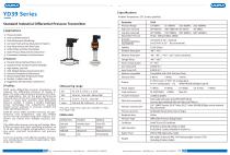 Differential pressure transmitter YD 39 - 2