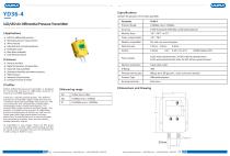 Differential pressure transmitter YD36-4 - 2