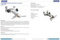 Hydraulic pressure calibration pump XY-2006B - 2